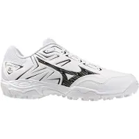 Mizuno Chaussures de hockey sur gazon Wave Lynx 3 Junior, couleur blanche, pointure européenne 36 1/2. Chaussures de hockey sur gazon pour enfants, couleur blanche, pointure européenne 36 1/2