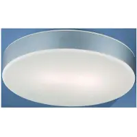 BÖHMER Luminaire apparent, titane, mat, 2x E27 IP20, verre opalin