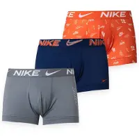 Nike Underwear Boxers 'ESSENTIAL' bleu marine / gris / orange / blanc