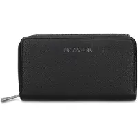 B Cavalli Portefeuille pour femmes, marque , collection Rits, couleur noire, matériau : polyuréthane, dimensions : 21 cm