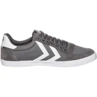 Hummel Chaussure de sport 'Slimmer Stadil' gris foncé / blanc