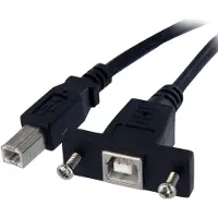 StarTech.com .com Câble USB 30 cm monté sur panneau B vers B - F/M