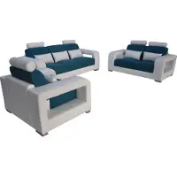 AEA Canapé Couch Polster Wohnlandschaft Sitz Möbel Set Garniture 3+2+1 Couchen Sofas