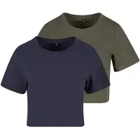 Urban Classics T-shirt bleu marine / olive