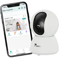 Momini KiddLok Baby Monitor Moniteur audio numérique pour bébé 1 pcs