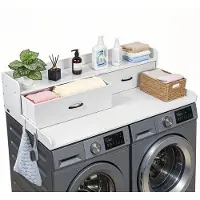 Vevor Comptoir pour Lave Linge et Sèche Linge avec Étagère