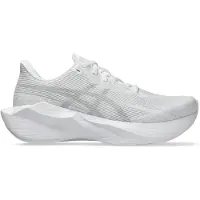 Asics Chaussure de course 'Novablast 6' gris / blanc / blanc naturel
