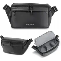 K&F Concept Sacoche bandoulière Nature Wander, 10 litres, pour appareil photo, couleur noire