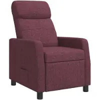 vidaXL Fauteuil , couleur lilas, revêtement en tissu