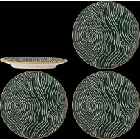 Bloomingville Assiettes Woodsby, lot de 4