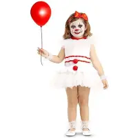 MOM Terrifying Clown Baby Costume Beige 12-24 Months Enfants