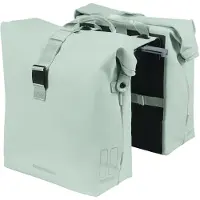 Basil Sacoche double SoHo NordlichtMIK vert pastel, 31x13x37cm, 41ltr