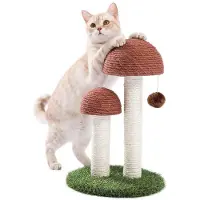 Benza Ibenzoa : Griffoir robuste en corde de sisal – base stable, conçu pour une utilisation intensive, idéal pour l'entretien naturel des griffes des jeunes et petits chats