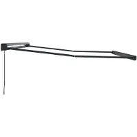 vidaXL Structure manuelle pour stores, 4,5 x 3 mètres, anthracite