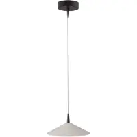 Masterlight Lampe pendante de conception Ceppo noir avec blanc Ø 22cm