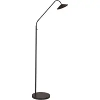 Masterlight Lampe de lecture au sol Ceppo Noir