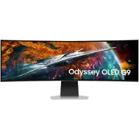 Samsung Odyssey LS49CG950SUXDU Écran d'ordinateur 124,5 cm (49") 5120 x 1440 pixels Dual QHD OLED Argent (LS49CG950SUXDU)