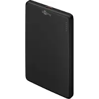 Goobay 70182 Powerbank magnétique sans fil 5.000 mAh, noir, 0.3 m - 20 W, adhère magnétiquement au dos du téléphone portable, idéal pour charger et téléphoner en même temps