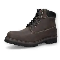Dockers by Gerli Herren Leder Wander-Stiefel Dunkelgrau 53AX003-400220