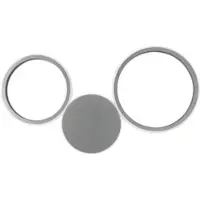ONDALUCE Applique Led Pois-Argent