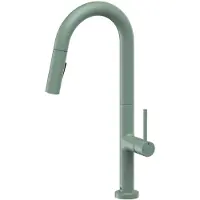EsseBagno Portofino mitigeur évier à douchette extractible gris vert