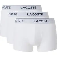 Lacoste Lot de 3 boxers - Blanc, Blanc