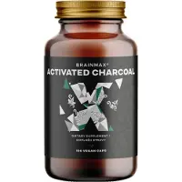 BrainMax Charbon actif, charbon actif de coques de noix de coco, 575 mg, 100 gélules végétales