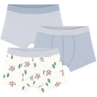 Petit Bateau Boxers BOXERS X 3 garcons - Bleu - 8 ans