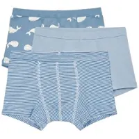 Petit Bateau Boxers BOXERS X 3 garcons - Bleu - 12 ans