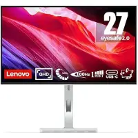 Lenovo Moniteur L27h-4A 27" IPS QHD 100Hz Blanc