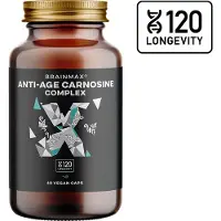 BrainMax Anti-Age Carnosine complex, complexe de carnosine, 60 gélules