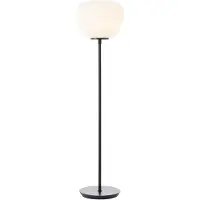 Brilliant Lampadaire Kaizen 4 lumières noir avec bronze