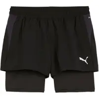 Puma Pantalon de sport 'TeamGOAL' noir / blanc