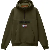 Napapijri Sweat-shirt 'BURGEE 2.0' bleu / olive / rouge foncé / noir