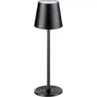 Cilio Lampe de table LED SOLE, noire, référence 190830, numéro d'article 4017166190830