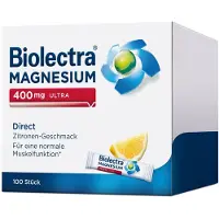 Hermes Arzneimittel GmbH Biolectra Magnésium 400 mg ultra Direct Citron, 100 comprimés