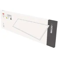 Emos Panneau LED MAXXO 30×120, carré encastré blanc, 36W neutre b.
