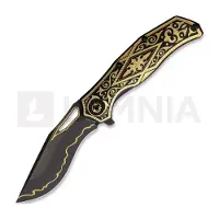 North Mountain Blade Couteau pliant Gold Nocturne Linerlock 24K