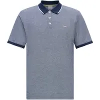 Jack & Jones T-Shirt 'JPRBLUALVES' bleu marine / bleu chiné / blanc