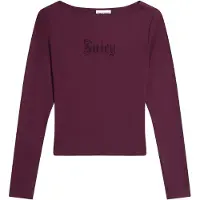 Juicy Couture T-shirt 'MIA' lie de vin