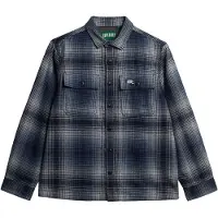 Superdry Homme Surchemise Wool Miller Blue Taille: M