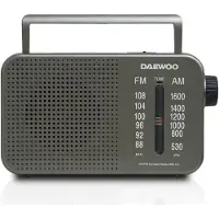 Daewoo Radio portable Dw1121. Une taille unique / Prise européenne 220V. Une taille unique