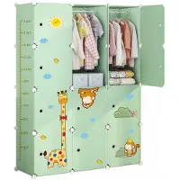Rexo Armoire modulaire Grande étagère pour jouets d'enfants Spacieux et coloré