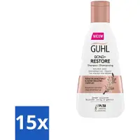 Guhl - Shampooing - Bond+ Restore - 250 ml - pack économique - 15 pièces