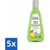 Guhl - Shampooing - Frais & Aéré - 250 ml - Pack avantage - 5 pièces