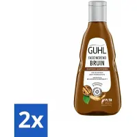 Guhl - Shampooing - Colorshine Brown - 250 ml - pack économique - 2 pièces