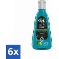 Guhl - Shampooing - Homme Full & Strong - 250 ml - Pack avantage - 6 pièces