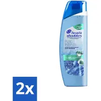 Head & shoulders Shampooing antipelliculaire – Pure Intense – Extra Cooling – 250 ml - Pack économique - 2 pièces