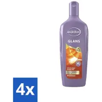 Unilever Andrélon - Shine - Shampooing - 450 ml - pack économique - 4 pièces