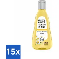 Guhl - Shampooing - Colorshine Blonde - 250 ml - pack économique - 15 pièces